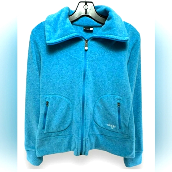 Orage blue fleece jacket size Medium - Picture 1 of 2